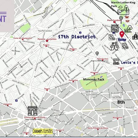 Studio Moderne Au Coeur De Paris Batignolles Bagian luar foto